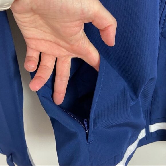 Adidas Team 19 Woven Jacket Royal Blue White Youth Size 11/12 Track Coat NEW - Picture 6 of 12